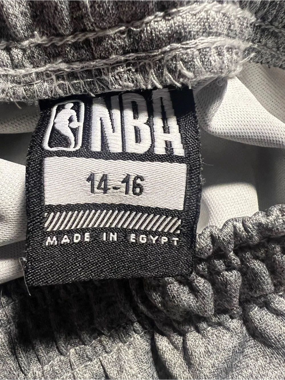 NBA Kids Gray Heather Athletic pants with Logo